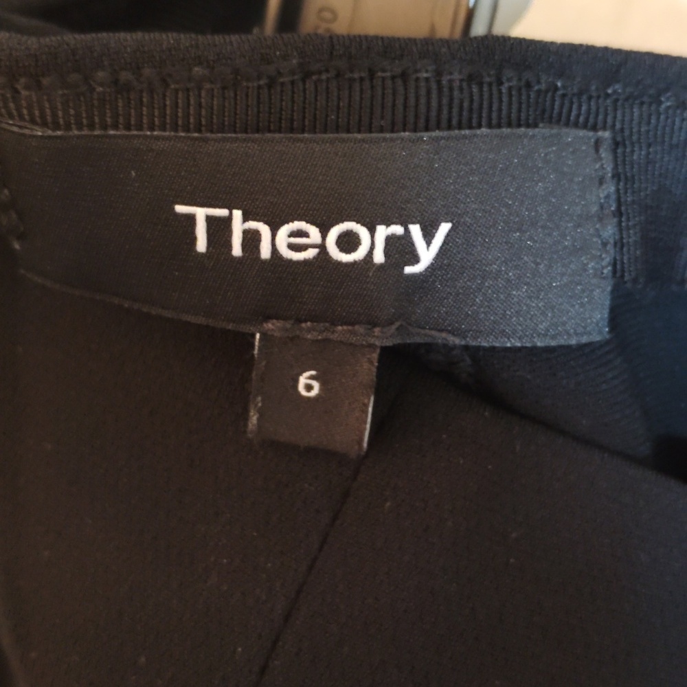 Theory Black Flare Women's Pants - Picture 5 of 8